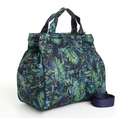 Road bag with lightning, external pocket, long belt, colorful color