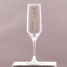 A glass for champagne 