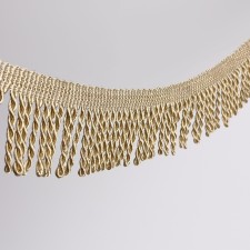 Decorative braid “Furger”, 55 mm, 10 ± 0.5 m, beige color
