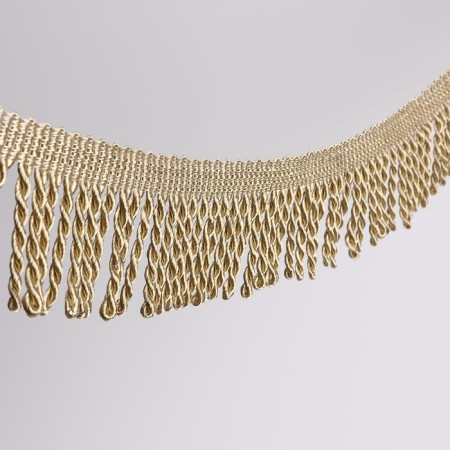 Decorative braid “Furger”, 55 mm, 10 ± 0.5 m, beige color