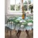 Tablecloth “Wreath decorated with balls”, round, Saten, D = 150 cm