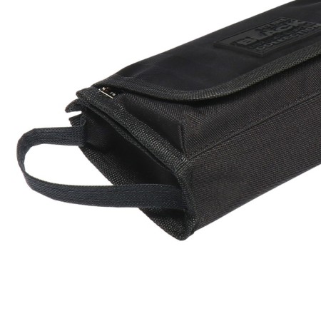Penal soft, 1 compartment, 100 x 210 x 75 mm, voluminous, Devente Total Black, Velcro sulfur-5