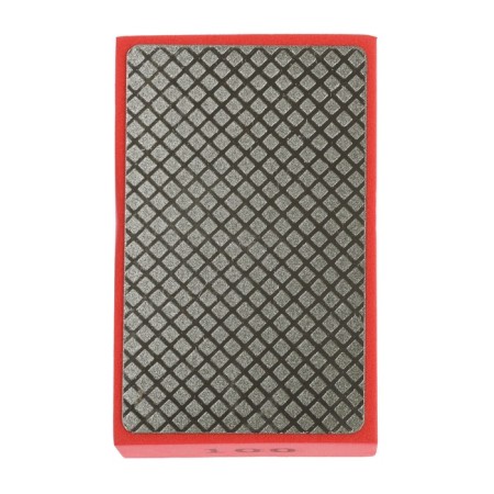 Sponge diamond grinding tundra, 90 x 55 x 30 mm, p100, for stone, porcelain tile, tile 105138-3
