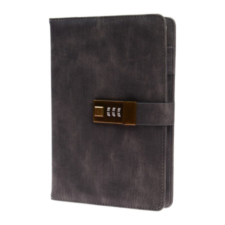 The diary is low, PVC cover, A5 format, 140 sheets in a cage, with a code lock, mix-1