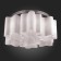 Ceiling Ceiling ST LUCE. SL117.502.06. ONDE. 6x60 watts, E27, 52x52x25 cm, silver color