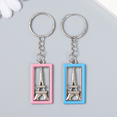 Trick Metal "Eiffel Tower in Color frame" MIX 3.5x2 cm
