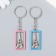 Trick Metal "Eiffel Tower in Color frame" MIX 3.5x2 cm