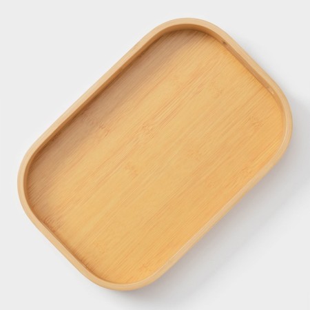 Tray with handles of the share Striata, 33 × 22 × 4.8 cm, bamboo-2