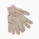 Female gloves, beige color, size 18