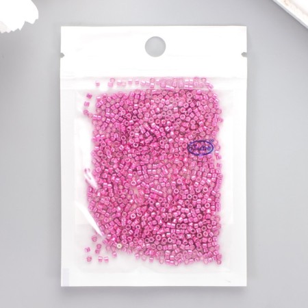 Glass glass 11/0 "cylinder. Fuchsia gloss" 10 g-2