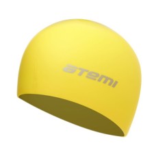 Шапочка для плавания Atemi SC307, силикон, цвет жёлтый