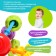Baby rattle with teeth teething, mix