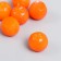 Decor for the work of acrylic "Orange" set 6 pcs Orange 1.5x1.5x1.6 cm