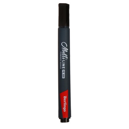 Permanent marker 3.0 mm Berlingo "Multiline PE300" Black, bullet-3