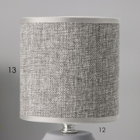 Traffic lamp with lampshade RISALUX "RUMI", E14, 40 W, Gray, 13 × 13 × 27 cm-2