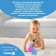 Dinosaver bath set, a washcloth with a toy, 2 tactile balls, crush me