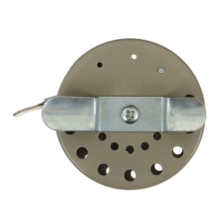 Inertial coil, metal, diameter 6.5 cm, horizontal fastening, gray color, 808-2-4