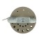 Inertial coil, metal, diameter 6.5 cm, horizontal fastening, gray color, 808-2