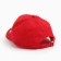 Baseball cap for girls, red color, size 52-54