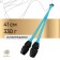 Bulas for rhythmic gymnastics inserted Grace Dance, 41 cm, blue/black color
