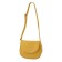 Female bag, artificial leather, yellow 24x10x18 cm