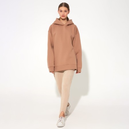 Hoody women Minaku: Casual Collection, Powder Color, Size 48-6