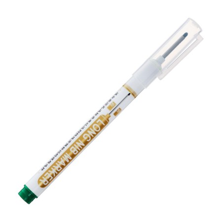 Permanent marker 0.7 mm, with an elongated tip, green-1