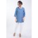 Female blouse, size 44, blue color