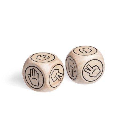Cubes solve “stone, scissors, paper”, 2 cubes, 14+-1