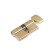 Cylinder mechanism, 60 mm, with a turntable, English key, 5 keys, color gold
