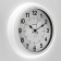 Watch wall, series: classic, d-25 cm, white