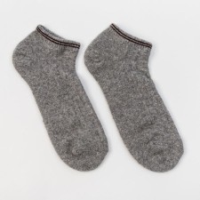 Male socks from Mongolian wool, gray color, size 29 (43-45)