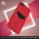 Luazon cover for iPhone 7 Plus/8 Plus, with a compartment for cards, leatherette, red