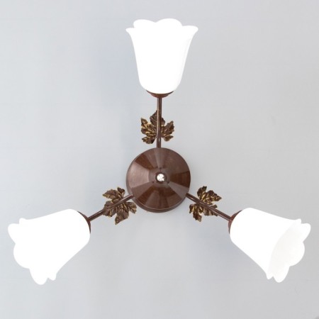 Cauces "Bouquet" 3x15W E27 Model: Br 00228 Wenge/White-3