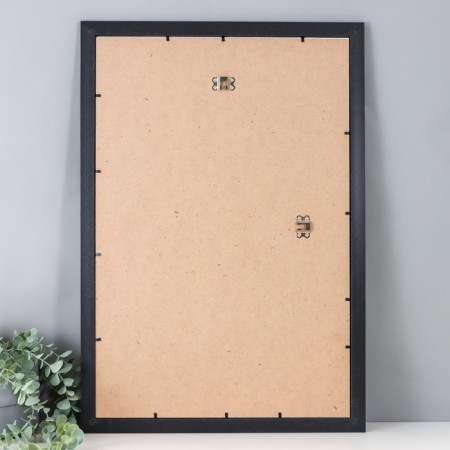 Photo frame plastic "Mira" 40x60 cm black (plastic screen)-1