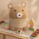 Bear weaving basket "Bear", 25x26x41 cm