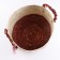 Argentina storage basket, with handles, 30 x 25 x 24.5 cm, natural, burgundy