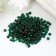 Beads "Zlatka" GR 08/0, 3 mm, 10 g dark green