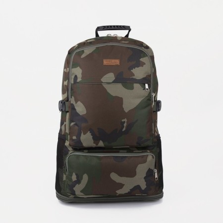 Tourist backpack, TL, 40 l, lightning department, 3 external pockets, with extension, camouflage color-2