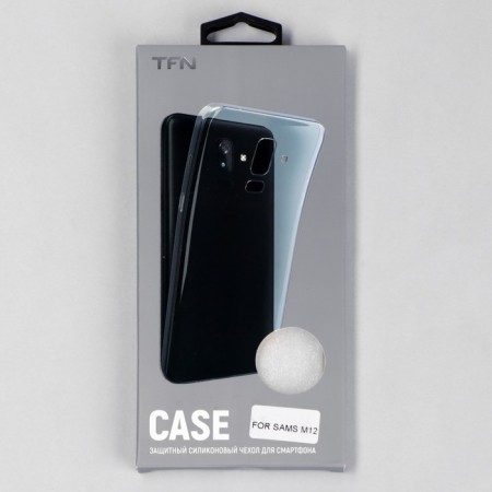 TFN case for Samsung M12, TPU, transparent-3