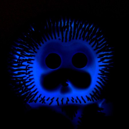 Bloody rubber hornet of light "animals", MIX color, in showbox-4
