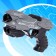 Power Gun blaster, shoots soft bullets, mix color