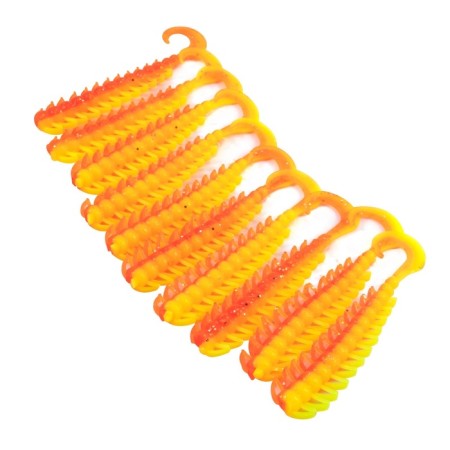 Twizer Yaman Pro Ruff, r.7.6 cm, color #25 - Sunshine, apple. 10 pcs.-1