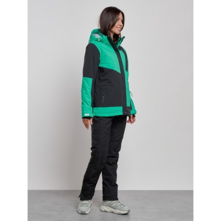 Ski suit, size 46, green color-1