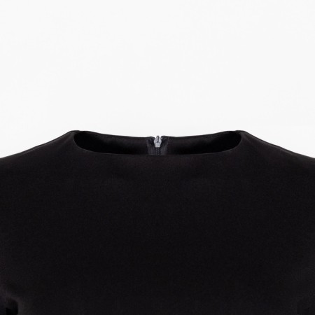 Women's dress Midi with a cut Mist p. 44, black-6