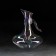 Glass decanter "Pino", 1.5 l, color pearl color