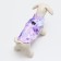 Dogs for dogs with a zipper "Amethyst", size S, lilac (DS 20, Osh 28, OG 39 cm)