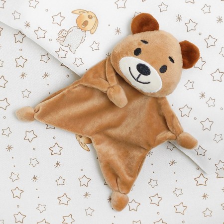Comforter for newborns "Mishutka", 30x27 cm-2