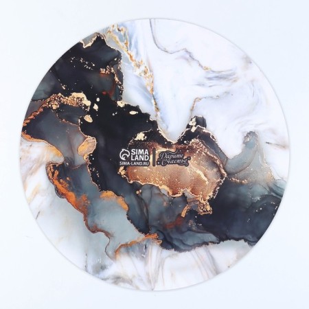 Subway for the cake reinforced, confectionery packaging, "marble", 28 cm, 2.5 mm-2