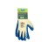 Gloves polyester workers, latex embossed coating, size 8, Sibrtekh
